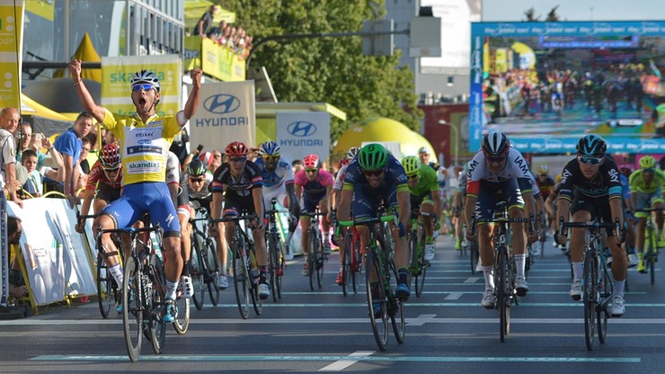 Tour de Pologne: Gaviria wygrał w Rzeszowie, Kwiatkowski trzeci