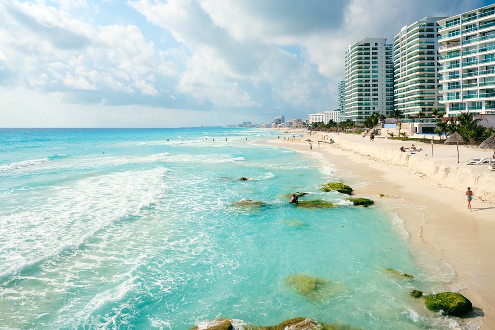 Plaża w Cancun, Meksyk