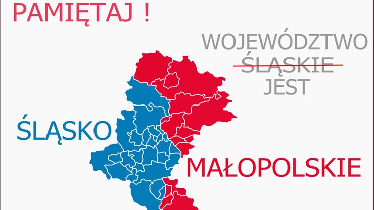 Stowarzyszenie chce zmiany nazwy województwa śląskiego na śląsko-małopolskie