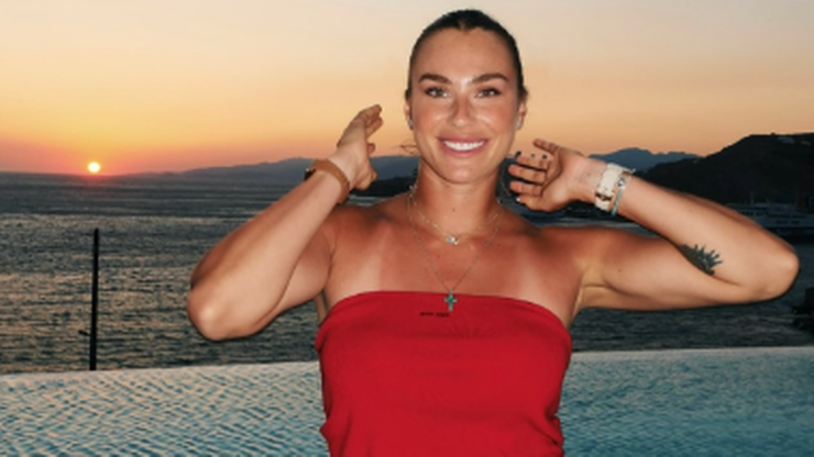 Aryna Sabalenka na wakacjach
