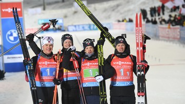 PŚ w biathlonie: Triumf Norwegów w sztafecie, Polska zdublowana