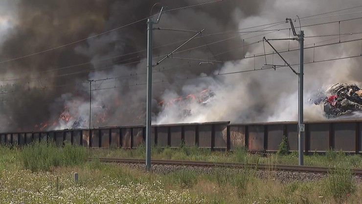 Pożar odpadów w Przysiece Polskiej. To piąty raz w tym roku