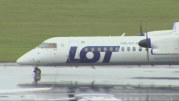 Awaryjne lądowanie samolotu LOT w Poznaniu. Zepsuł się jeden z silników