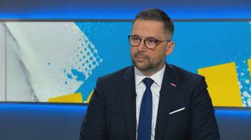 Minister nauki i szkolnictwa wyższego Marcin Kulasek w "Graffiti". Transmisja w Polsat News