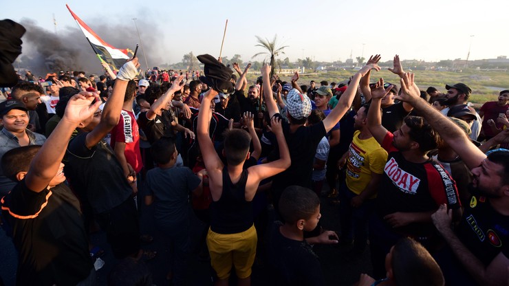 Kolejny dzień protestów w Bagdadzie. Siły bezpieczeństwa strzelają do demonstrantów
