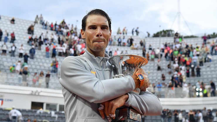 ATP w Rzymie: Ósmy triumf Nadala, Hiszpan wróci na pozycję lidera