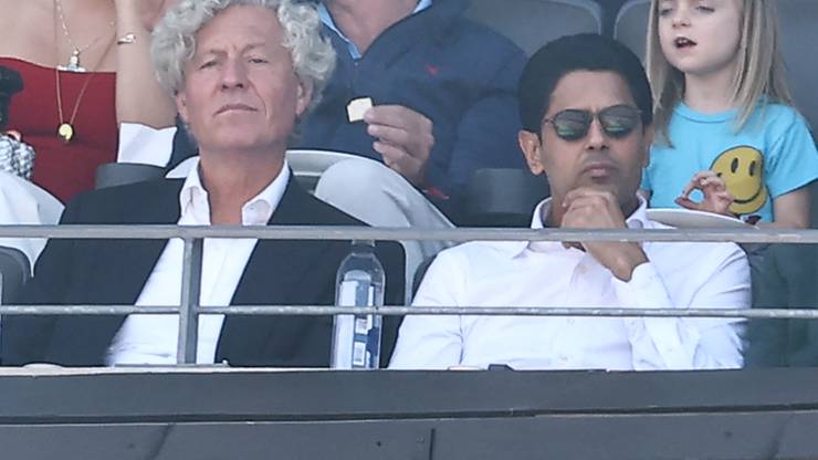 Dariusz Mioduski i Nasser al-Khelaifi
