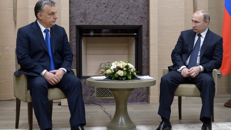 Rosja-Węgry "dwa bratanki". Orban z wizytą u Putina