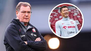 Portret Jana Urbana i Roberta Lewandowskiego w stroju reprezentacji Polski.