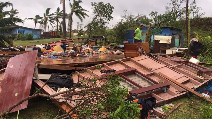 Potężny cyklon spustoszył Fidżi