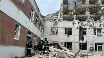 2024-04-17 Rosja zaatakowała Czernihów. Eksplozje w mieście, zniszczone budynki