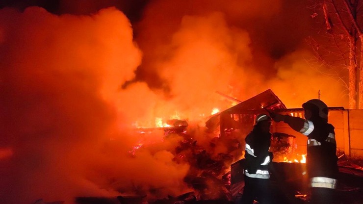 Wojna w Ukrainie. Potężne pożary po ostrzale Charkowa. Są ofiary śmiertelne