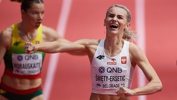 Justyna Święty-Ersetic bez medalu w biegu na 400 m