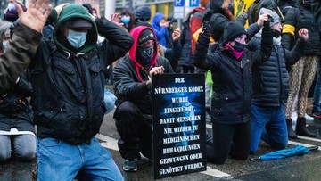 Protesty antycovidowe w państwach Europy. W Wiedniu nawet 40 tys. przeciwników przeszło ulicami