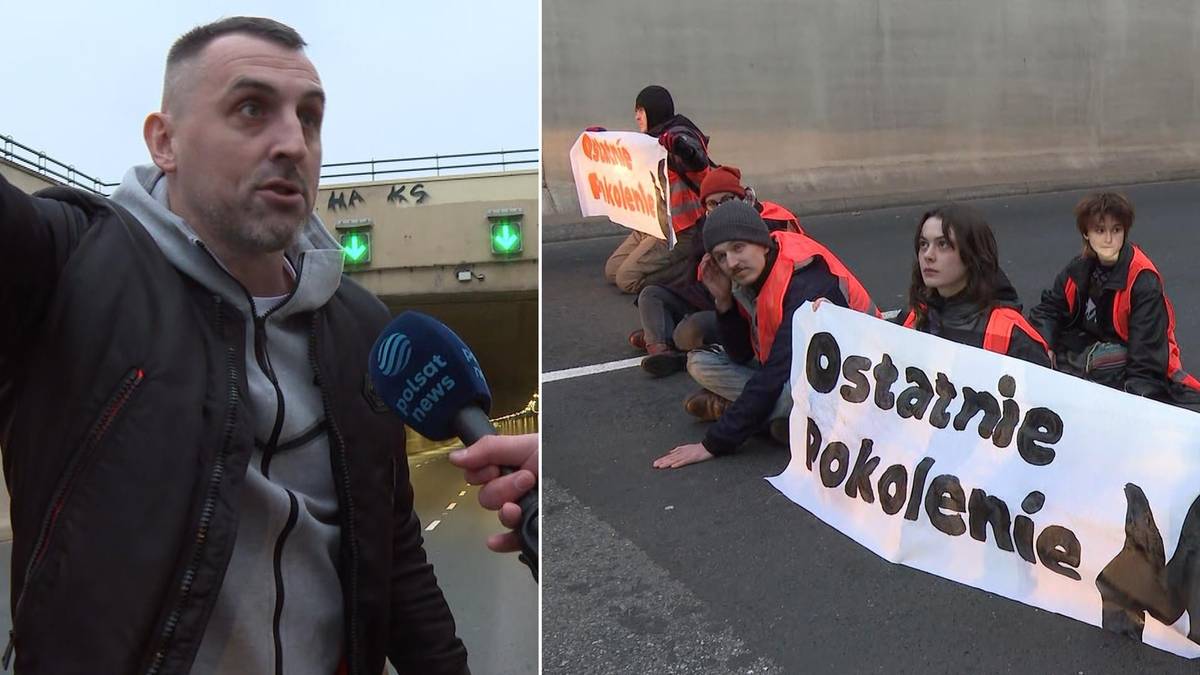 Michał Kucharczyk kontra aktywiści. Piłkarz wkroczył do akcji podczas blokady Wisłostrady