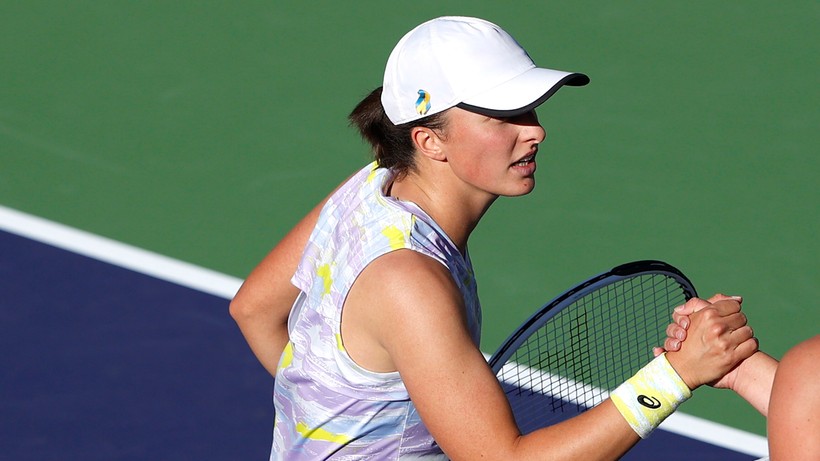 WTA w Indian Wells: Iga Świątek poznała rywalkę w ćwierćfinale