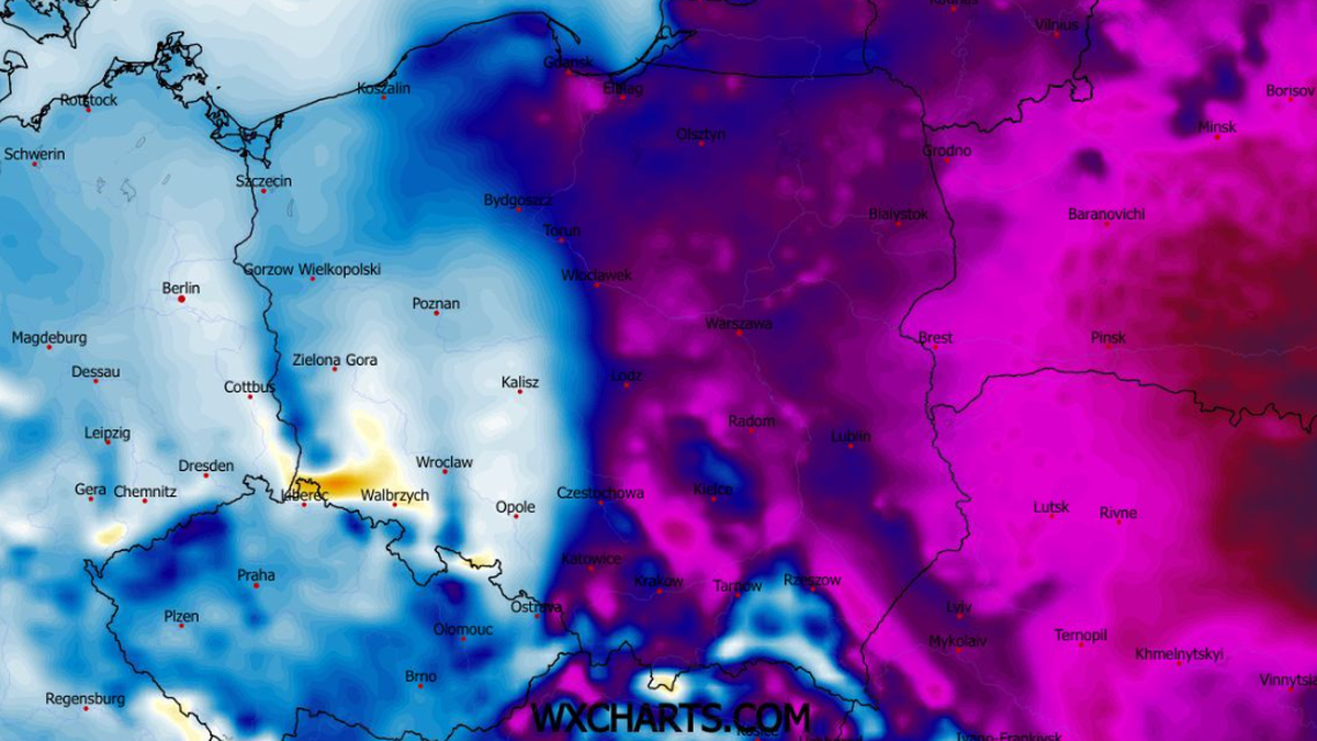 Od weekendu przewagę w Polsce znowu zacznie zdobywać ochłodzenie, które nadejdzie ze wschodu