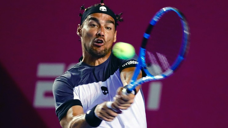 ATP w Chengdu: Najwyżej rozstawiony Fognini w półfinale