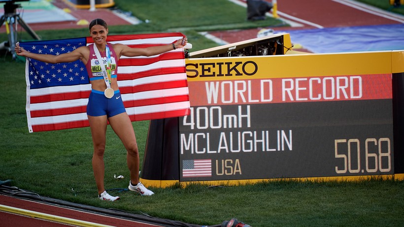 MŚ Eugene 2022: Sydney McLaughlin poprawiła rekord świata w biegu na 400 m przez płotki