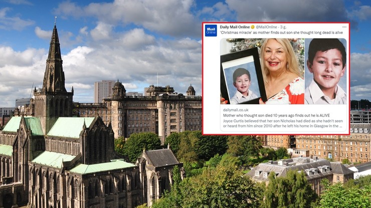 Szkocja: Myślała, że jej syn od lat nie żyje. Odnalazł się cały i zdrowy we Francji