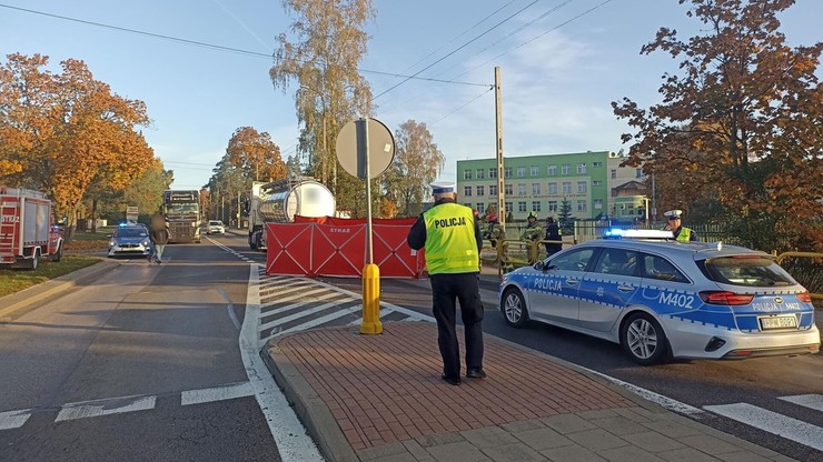 Sztabin. Tragedia na przejściu dla pieszych. 15-latka zginęła pod kołami ciężarówki