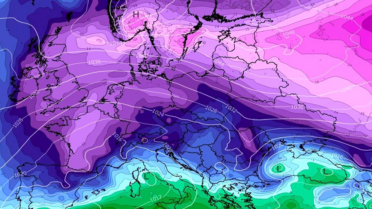 Temperatury będą skrajnie niskie. Fot. wxcharts.com