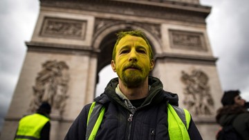 We Francji około 28 600 osób wzięło udział w protestach "żółtych kamizelek"