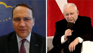 Kaczyński wygrał w sądzie z Sikorskim. Spór dotyczył wpisu o zmarłym prezydencie