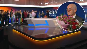 Dziennikarz po raz ostatni żegnał się z widzami. Nagle nastąpiło coś wyjątkowego