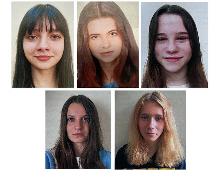 Zdjęcia zaginionych nastolatek