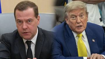 Polityczne starcie Trump - Miedwiediew. "Chyba dlatego Putin jest szefem"
