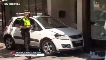 Kierowca wjechał w ogródki restauracyjne. Są ranni