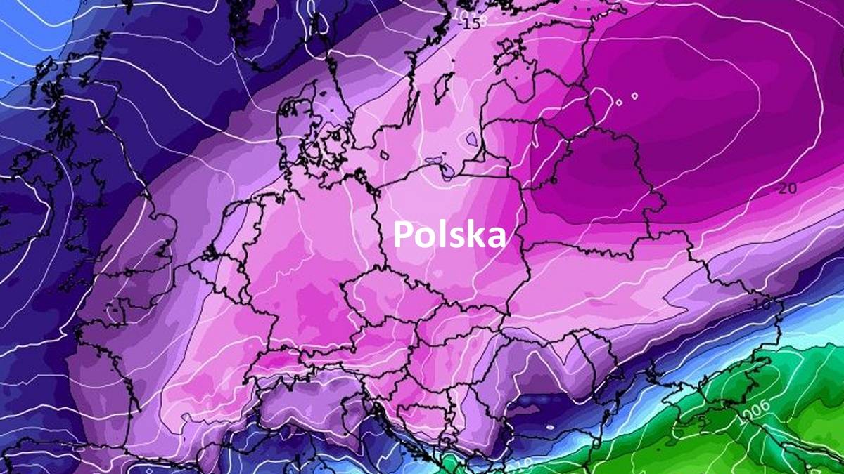 Czeka nas powrót prawdziwej zimy. Fot. Wxcharts.com