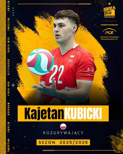 PGE GiEK Skra Bełchatów - skład na nowy sezon 2025/2026. Siatkarze, trener, transfery