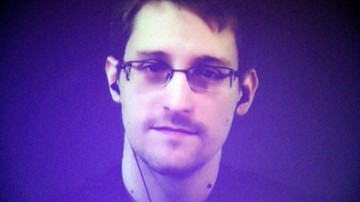 Snowden na targach komputerowych w Niemczech. Wypowiadał się podczas transmisji online