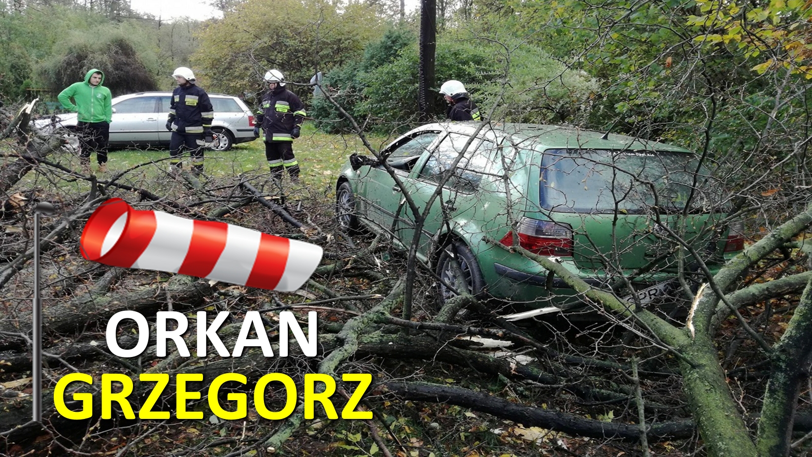 30.10.2017 07:37 Orkan Grzegorz: Zginęły 2 osoby. Wiatr osiągał nawet 180 km/h