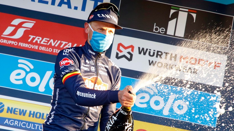 Tirreno-Adriatico: Tim Merlier wygrał drugi etap, Filippo Ganna wciąż liderem