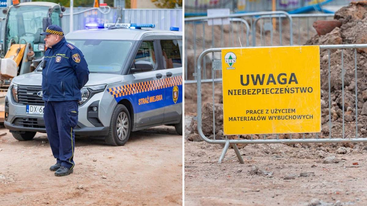 Ewakuacja mieszkańców we Wrocławiu z powodu bomby