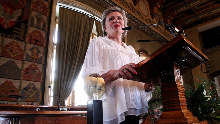 Krystyna Janda odznaczona medalem "Za mądrość obywatelską"