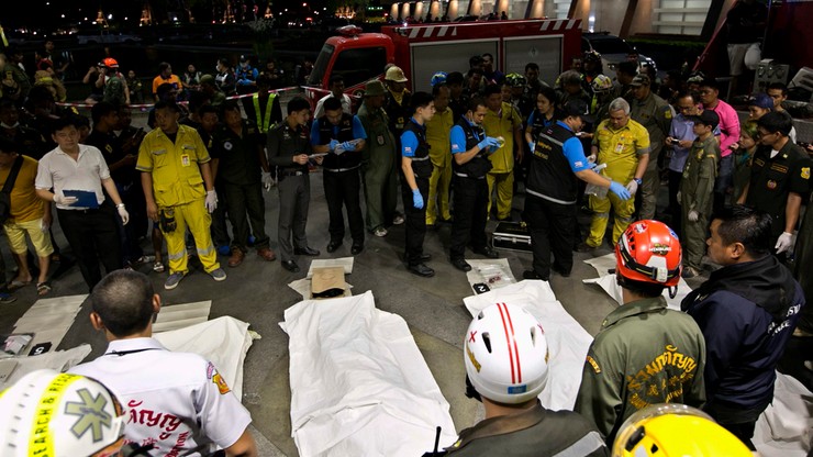 Tajlandia: 8 osób zginęło w wypadku w jednym z banków w Bangkoku