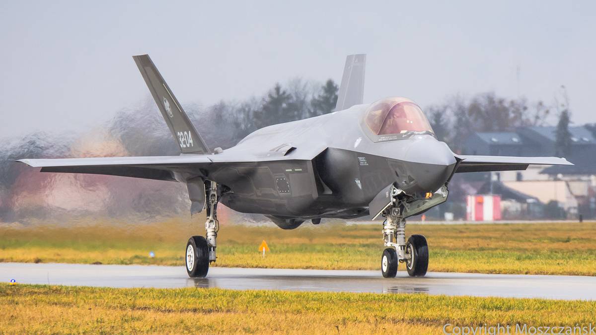 F-35 dla Polski. Pierwszy "Husarz" zjechał z taśmy produkcyjnej