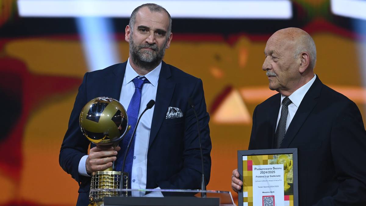 Massimo Botti wybrany Trenerem Sezonu 2024/2025 podczas Gali 25-lecia PLS