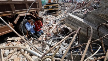 Kambodża: runął sześciopiętrowy budynek. Wzrosła liczba ofiar