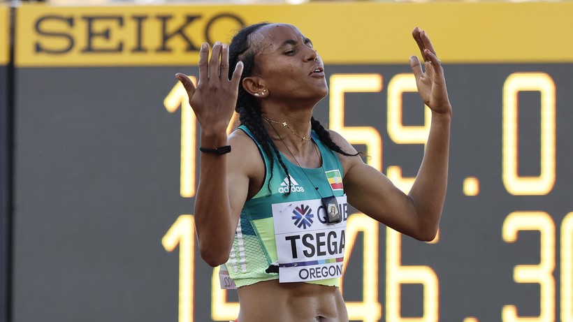 MŚ Eugene 2022: Gudaf Tsegay zwyciężyła w biegu na 5000 m