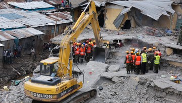 Nairobi: rośnie bilans ofiar katastrofy budowlanej. 42 osoby nie żyją, 70 jest zaginionych