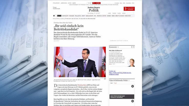 Kanclerz Austrii grozi Polsce obcięciem funduszy unijnych. "Kto nie przestrzega reguł, ten nie może dostawać 14 mld"