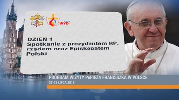 Papież przyleci do Polski 27 lipca