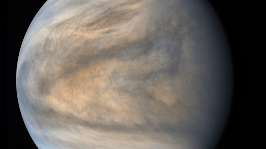 Planeta Wenus. Fot. JAXA / ISAS / DARTS / Damia Bouic.