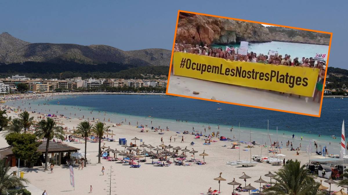 Protest przeciwko turystom. Mieszkańcy Majorki zablokowali plażę