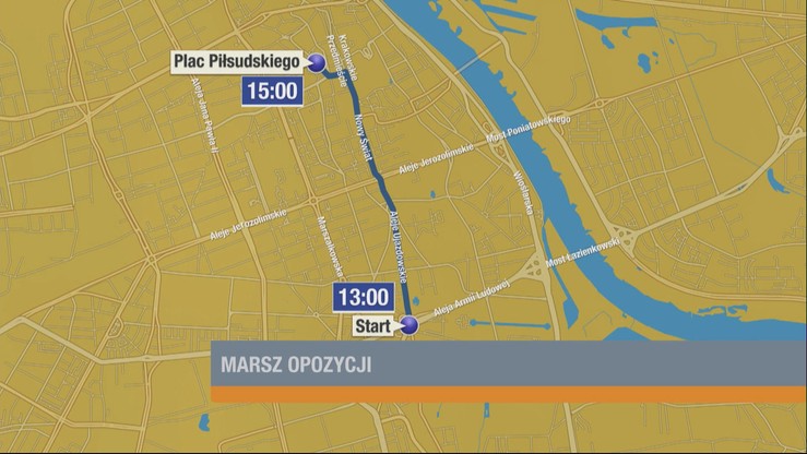 W Warszawie trzy duże pochody - będą utrudnienia w ruchu